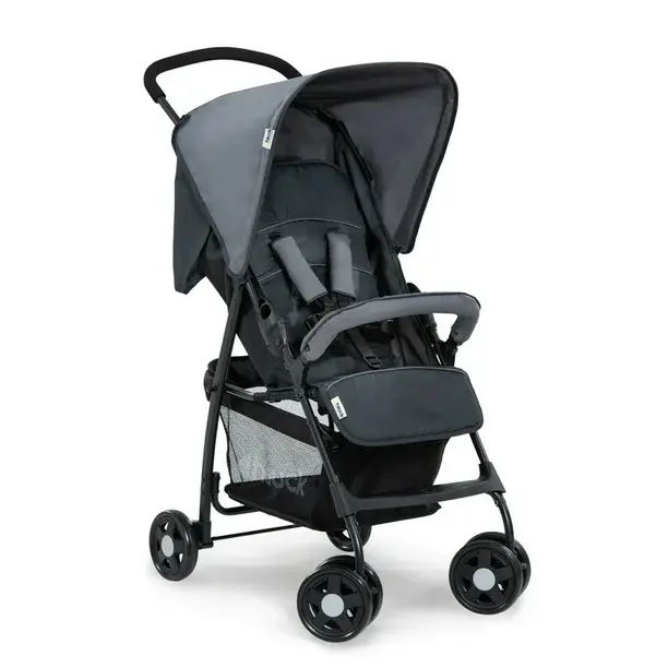 Hauck Sport T13 Lightweight Foldable Stroller Pushchair, Charcoal Stone
