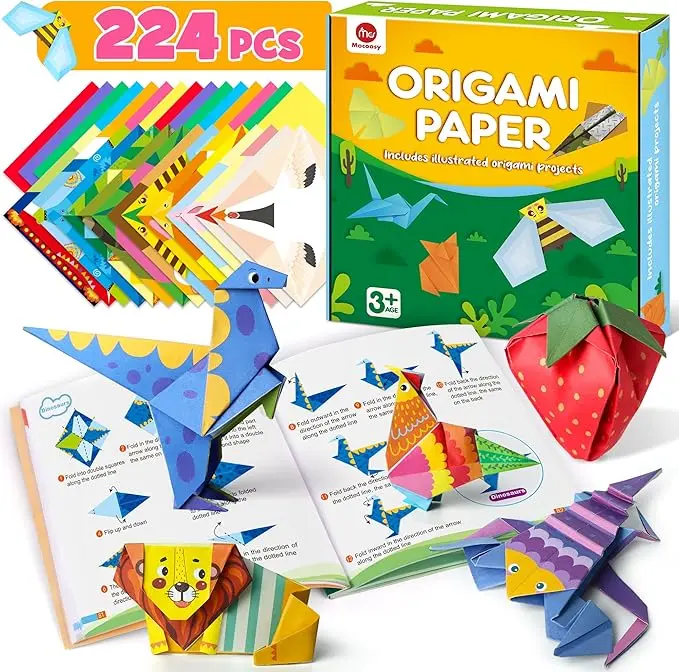 Mocoosy 224 Sheets Origami Paper Kit