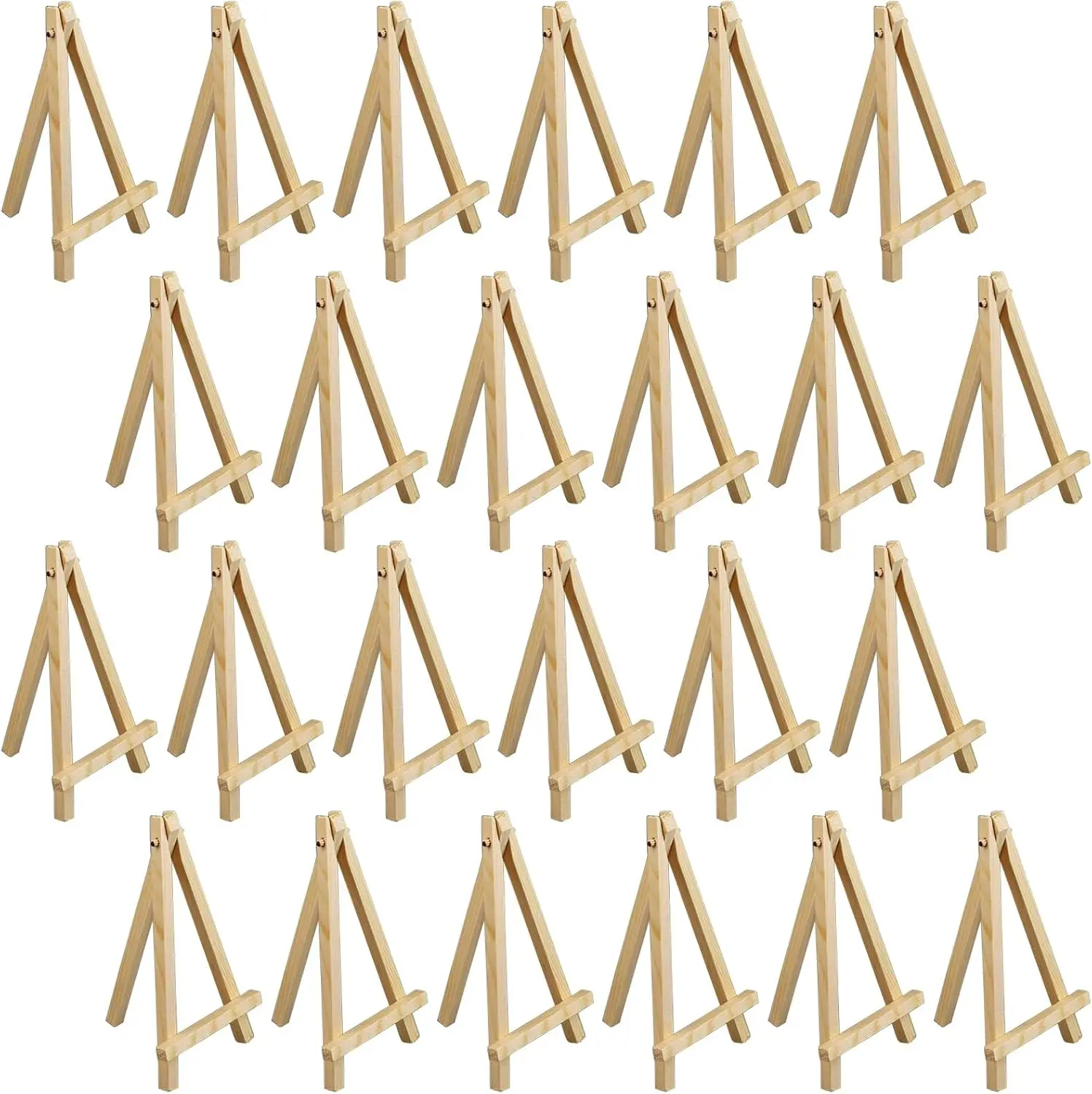 PLAZOTTA 24 Pack 6" Small Art Easel Stand