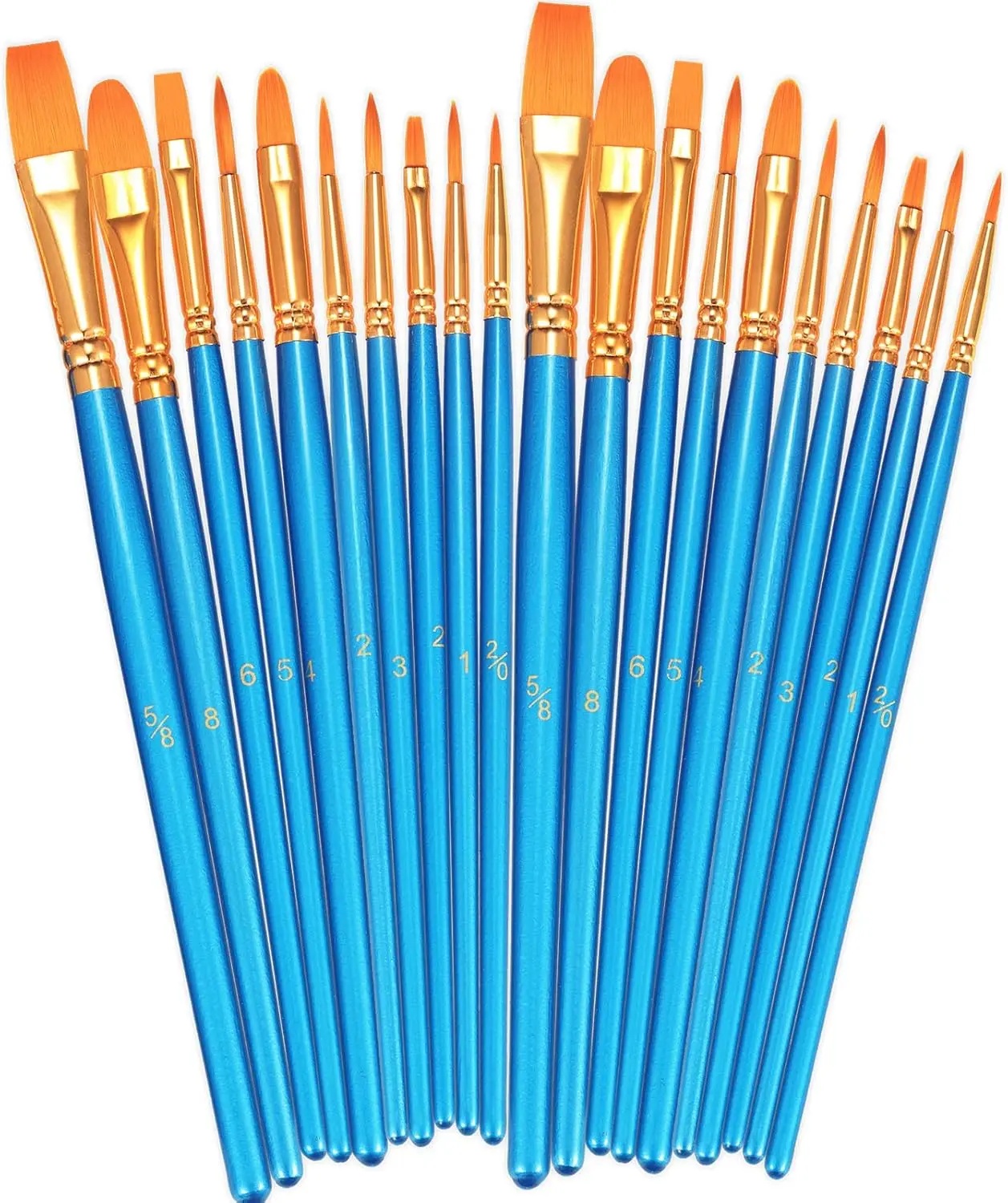BOSOBO Paint Brushes Set, 2 Pack