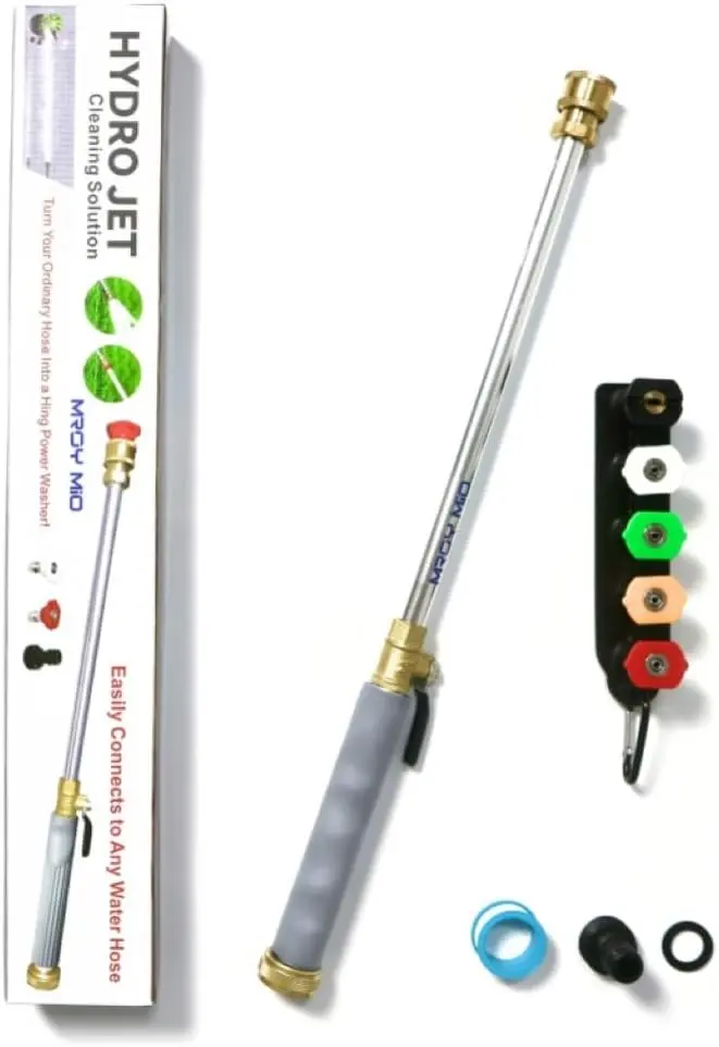 Upgraded Jet Nozzle for Garden Hose High Pressure Washer
