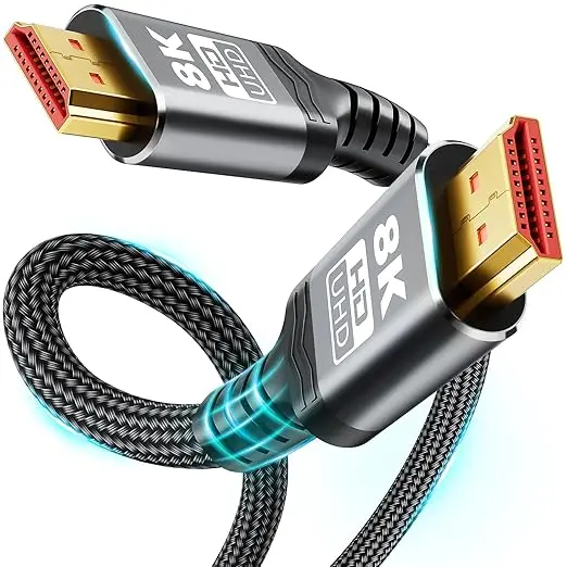 HIGHWINGS 10k Ultra High Speed HDMI Cable 48 GBPs