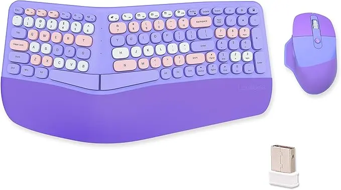 Wireless Ergonomic Keyboard and Mouse