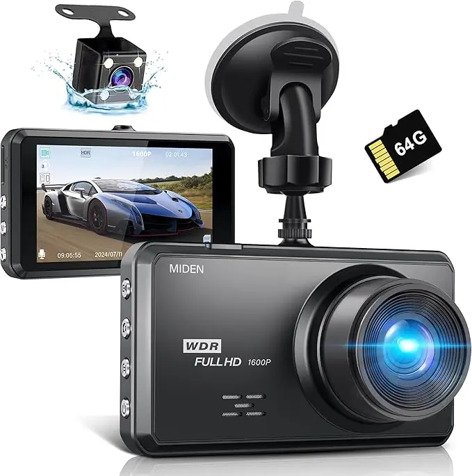 Miden S7 2.5K Dash Cam