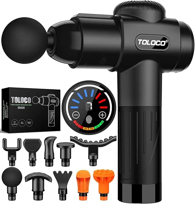 TOLOCO Massage Gun, Deep Tissue Back Massage