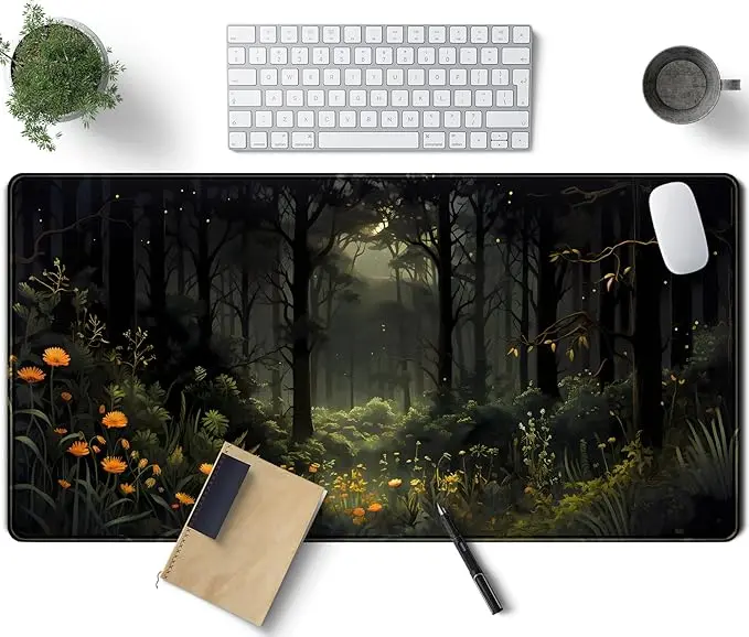Dark Forest Desk Mat Mouse pad