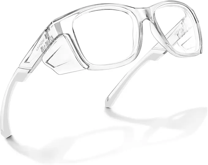 UKNOW Safety Glasses - Anti Fog Lenses - Eye Protection with Side Shields - ANSI Z87.1