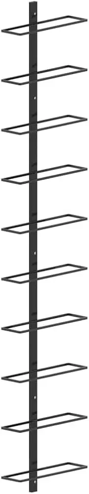 VidaXL 10 Bottle Wall-Mounted Wine Rack