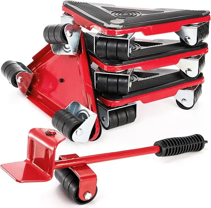 Yopay 5 Pack Furniture Mover Steel Tri-Dolly