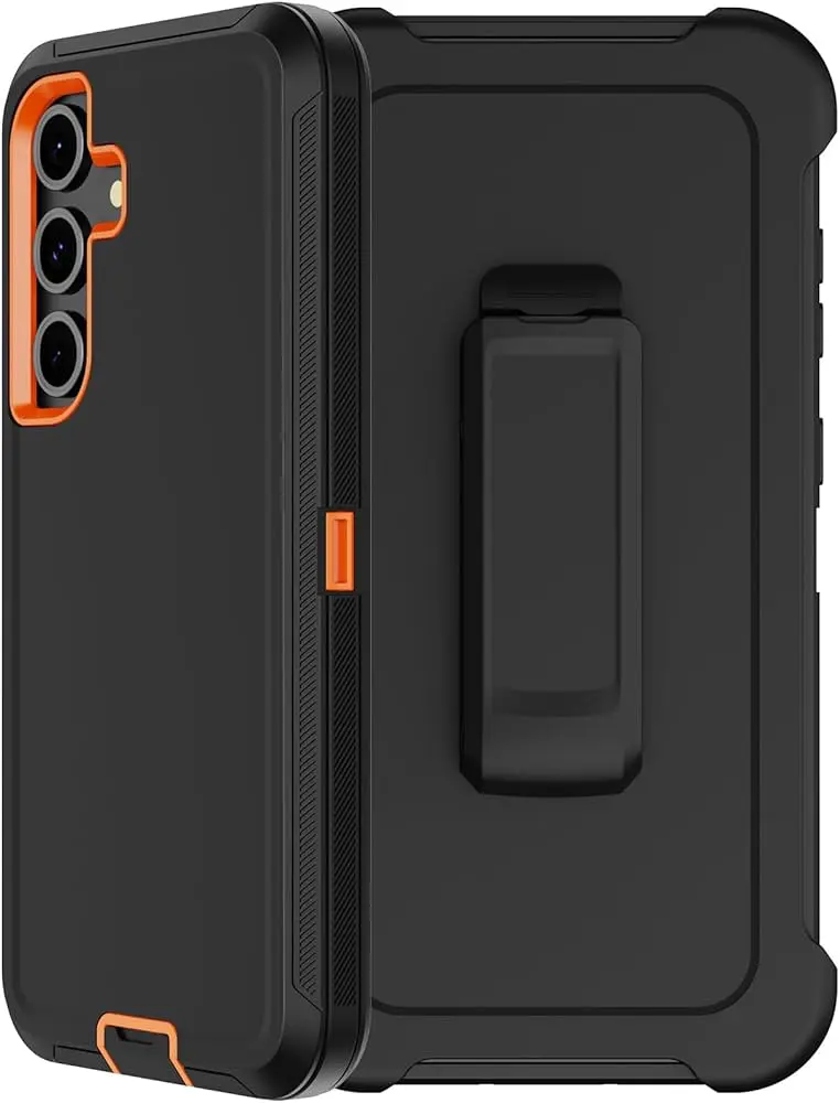 RubCase for Samsung Galaxy S24 FE Case with Belt Clip Holster