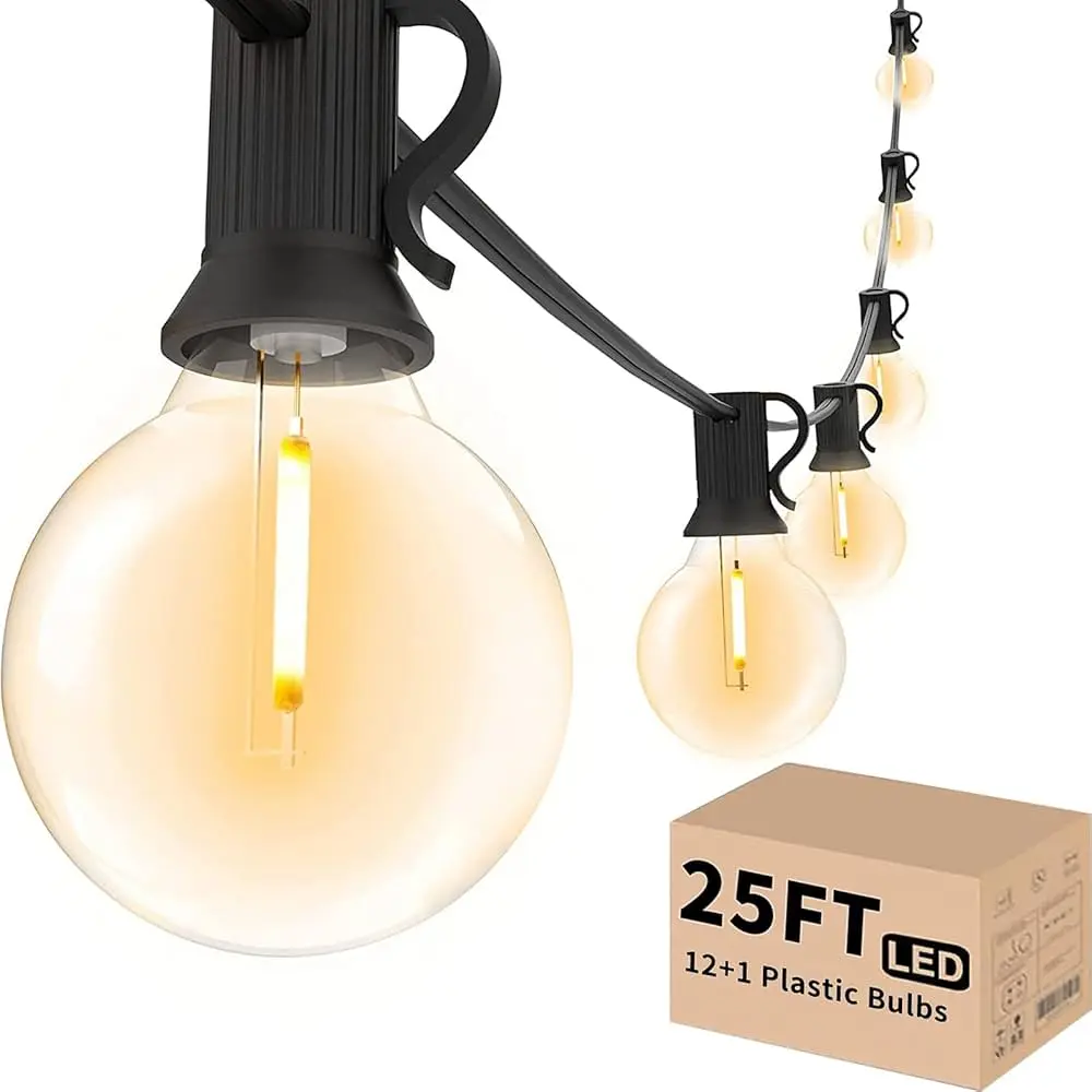 Svater Outdoor String Lights LED 25 FT,