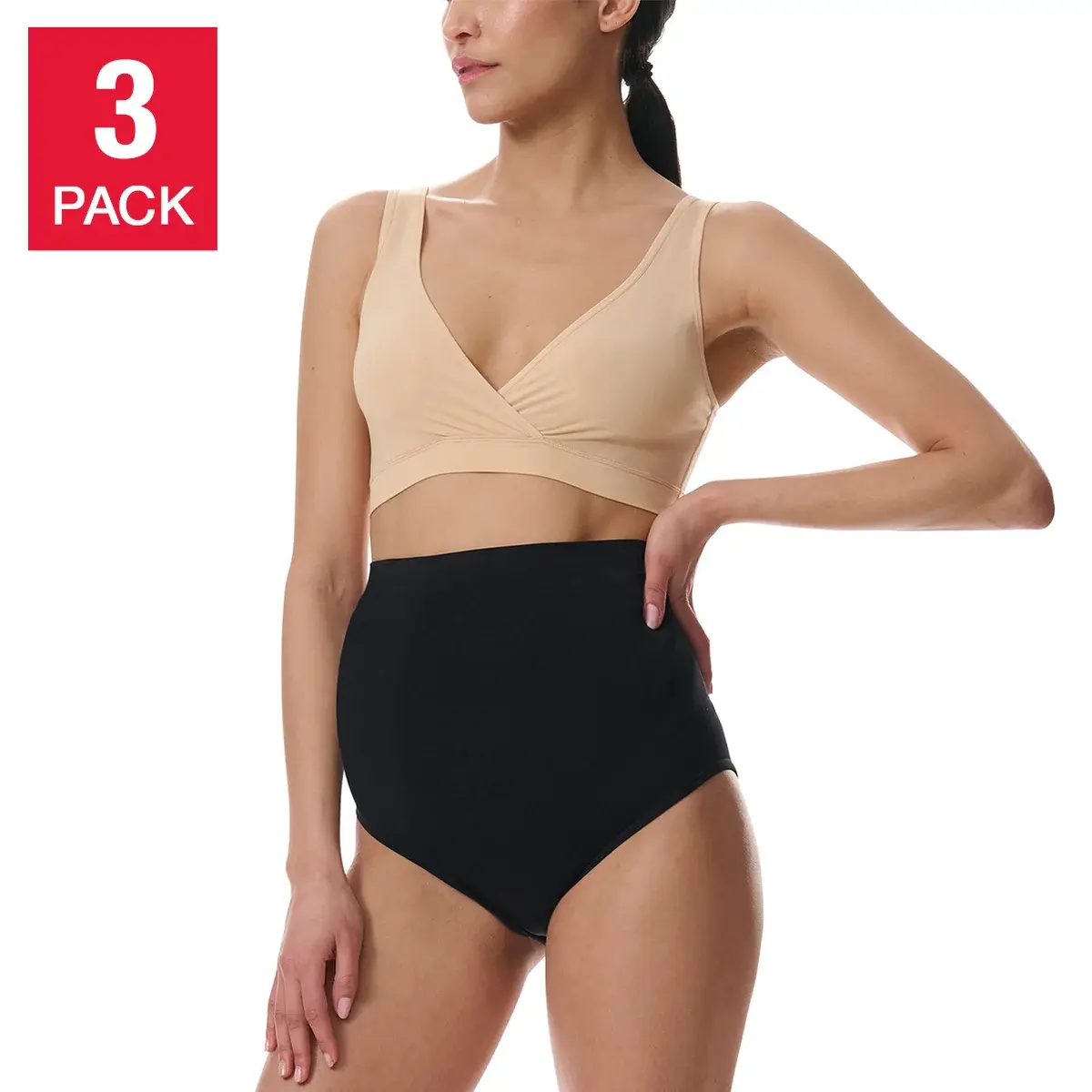 Nearly Nude 3 pack (L) Maternity Bralette