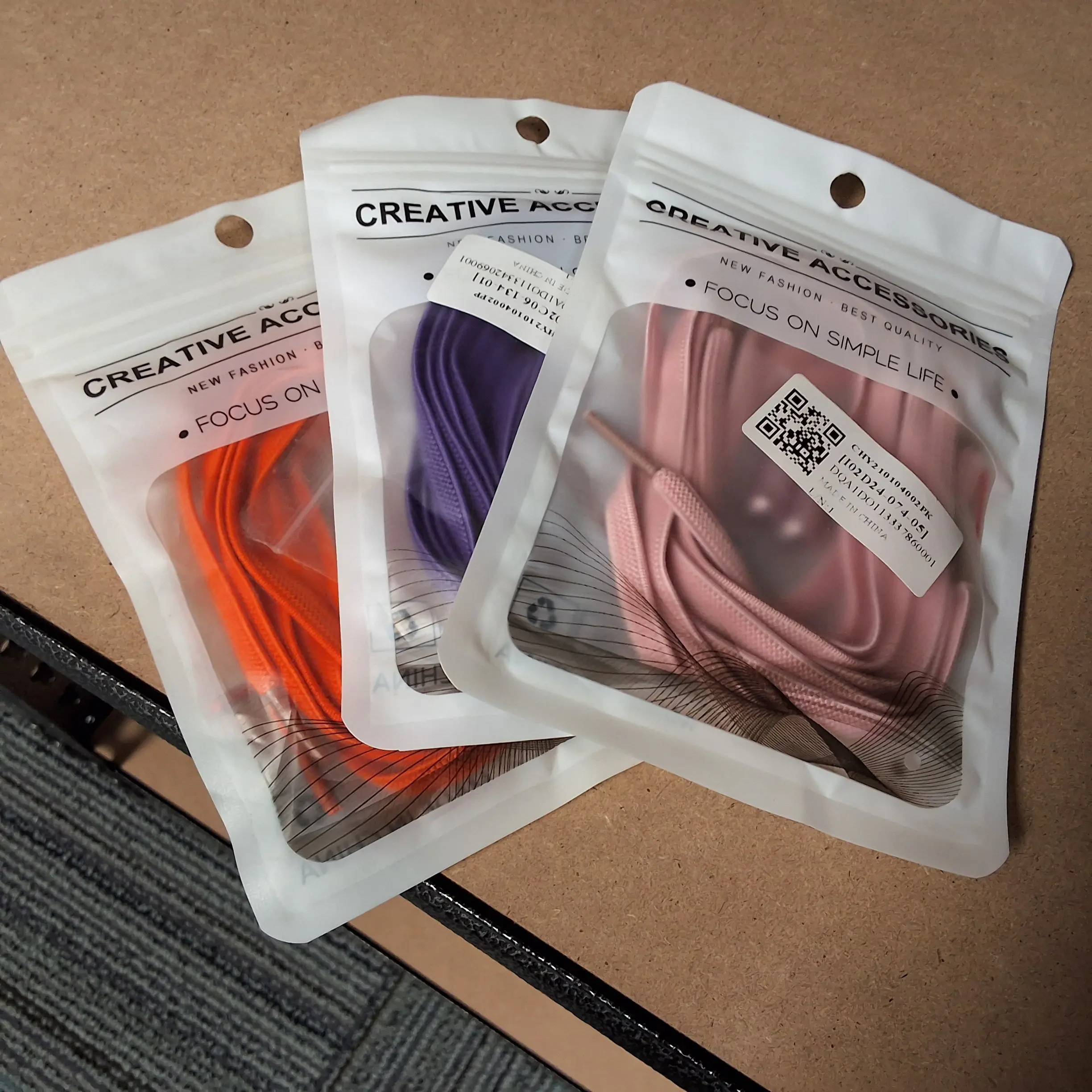 Assorted Shoelaces 3 Pack