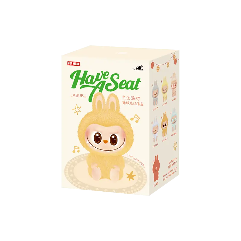 POPMART LABUBU THE MONSTERS - Have a Seat Vinyl Plush Blind Box