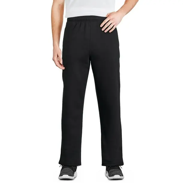 Athletic Works Men's Fleece Pant Black, Size 2XL