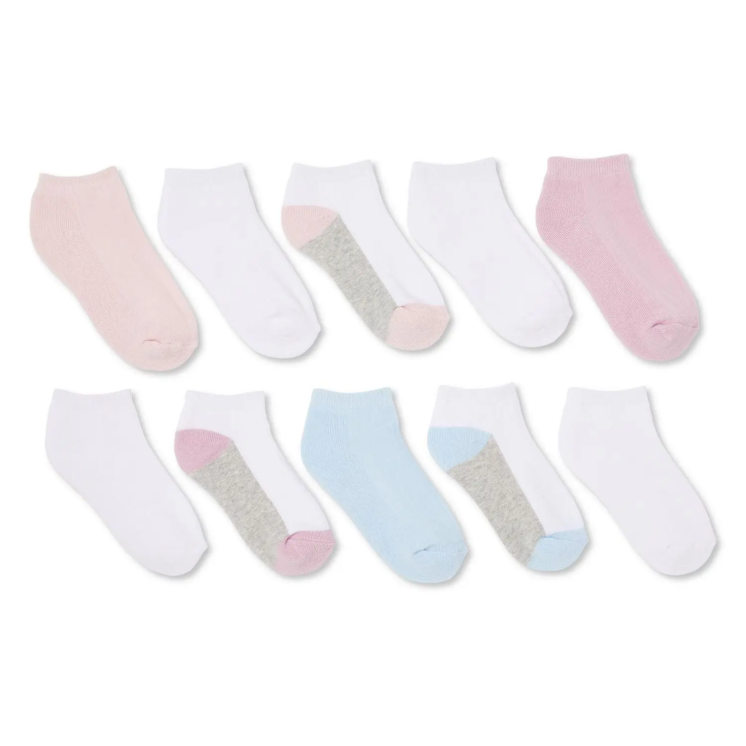 George Girls' Low-Cut Socks 10-Pack (Shoe size - 3-6)
