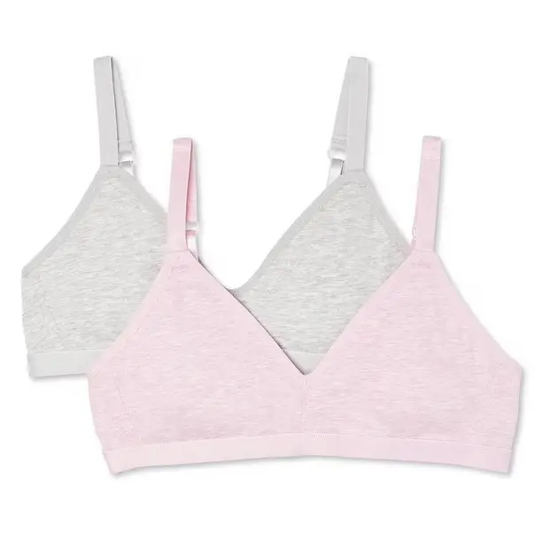 George Girls Trainer Bras (2 pack, S/P)