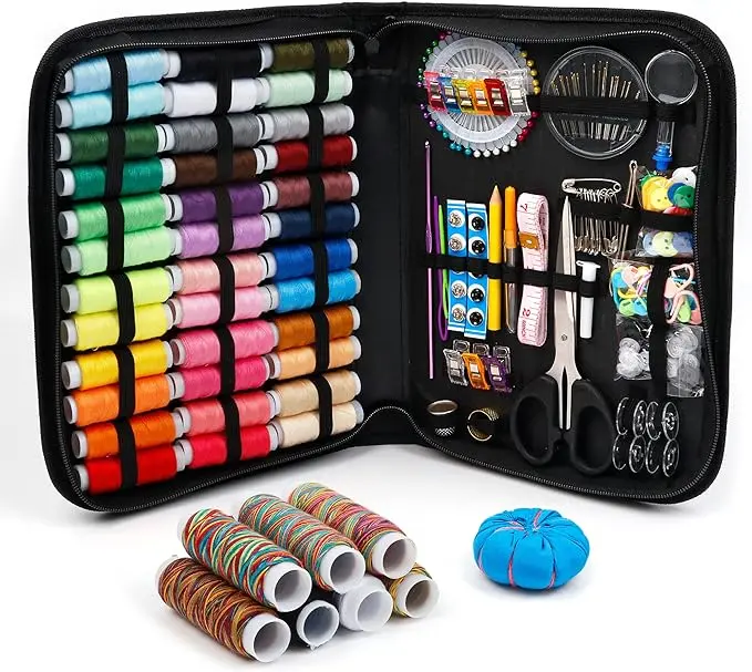 Sewing Kit, 182 Premium Sewing Supplies, 38 XL Thread Spools