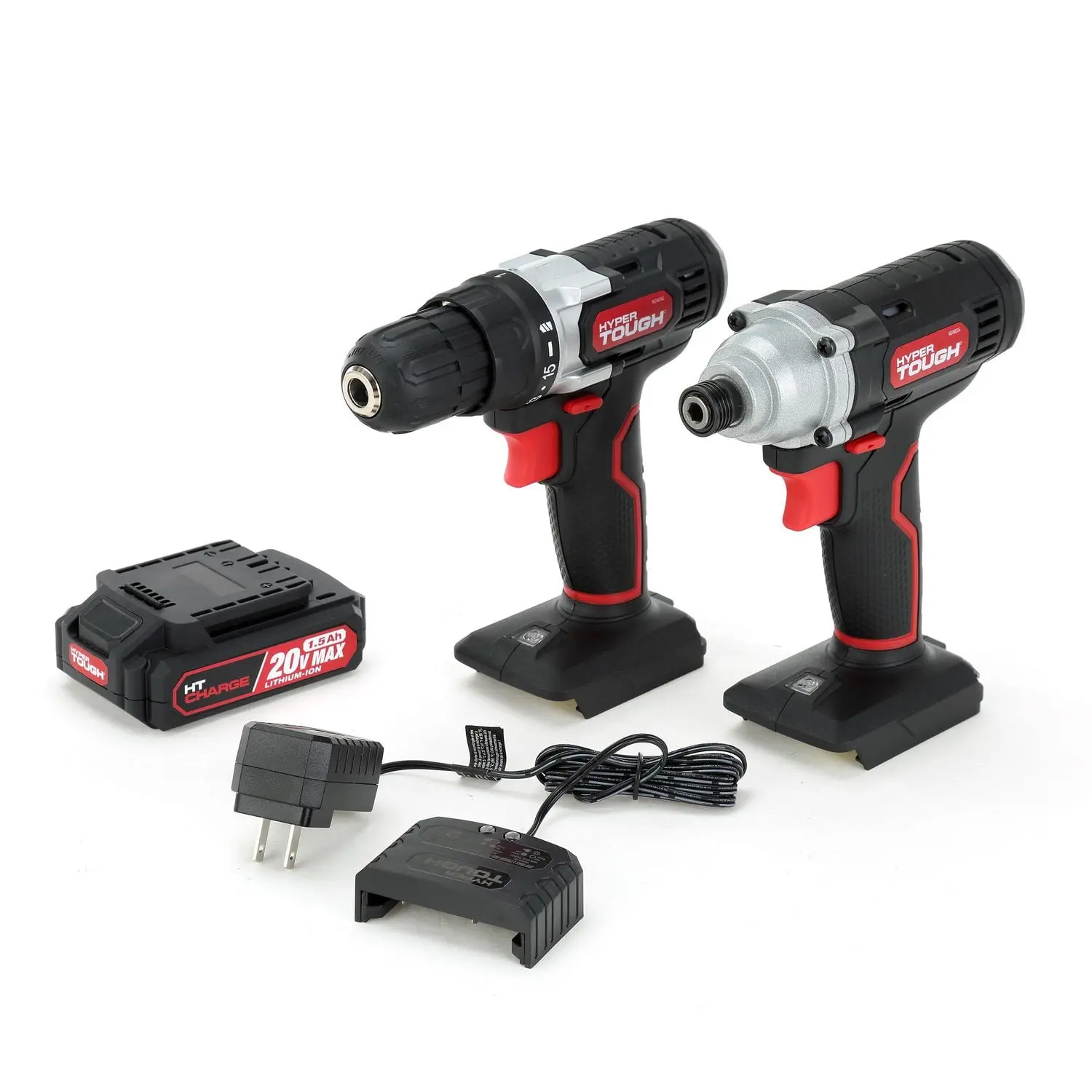Hyper Tough 2-Tool Combo Drill Kit