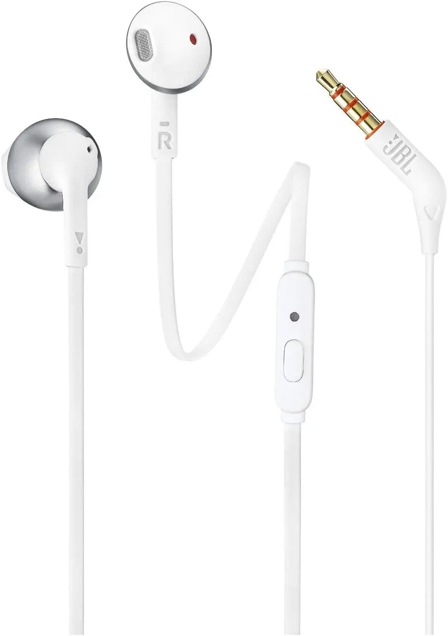 JBL Wired Earbud Headphones - Chrome