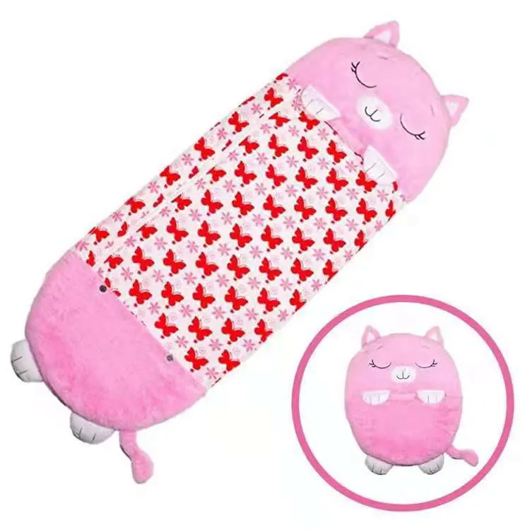 Kids Play Pillow And Sleeping Bag, 2 In 1