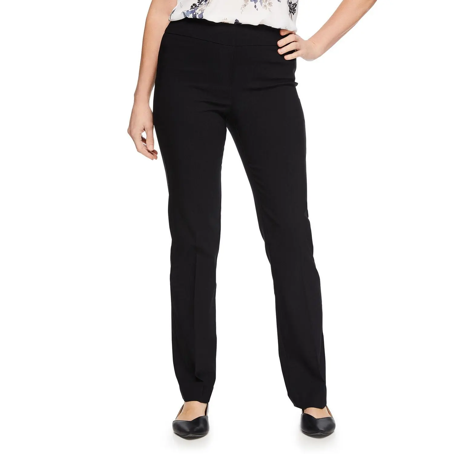 Iyla Petite Women's Pull-On Straight Leg Pant (SIZE 10P)