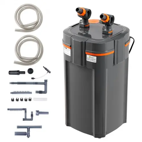 VEVOR Aquarium Filter 264GPH, 3-Stage Canister Filter 75 Gallon
