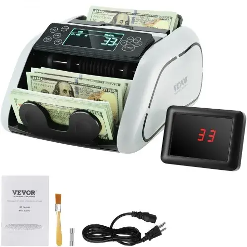 VEVOR Money Counter Machine, USD and EUR