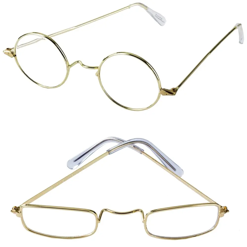 Old Man Costume Glasses - 2 Pack - Granny Glasses - Grandpa Glasses