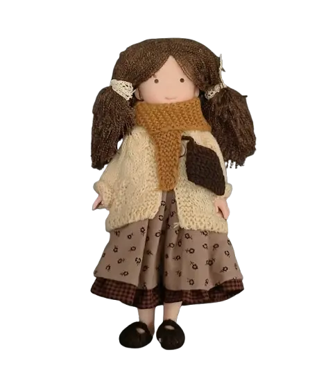 Autumn Girl Doll with Knit sweater