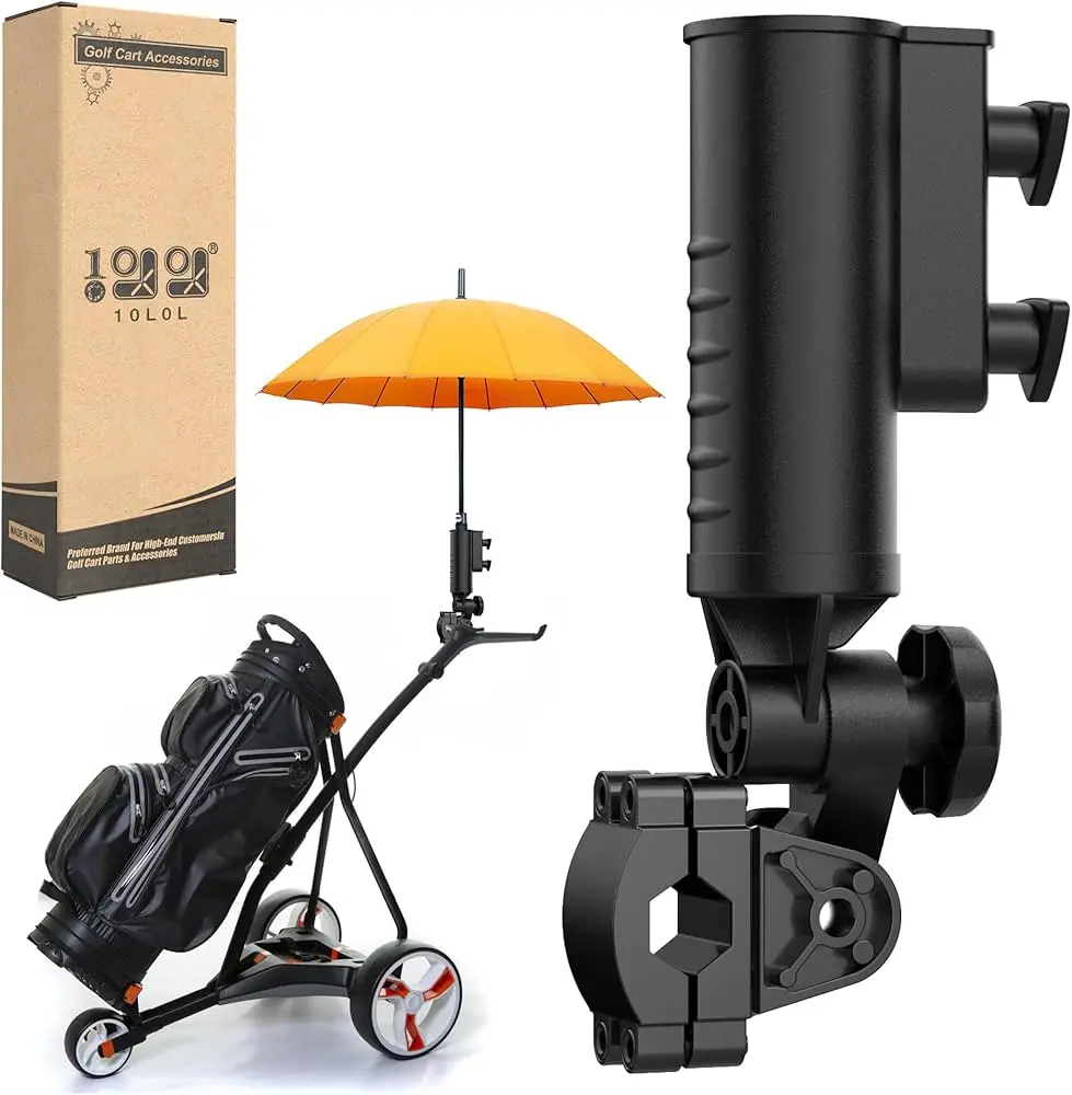 10L0L Heavy Duty Golf Push Cart Umbrella Holder