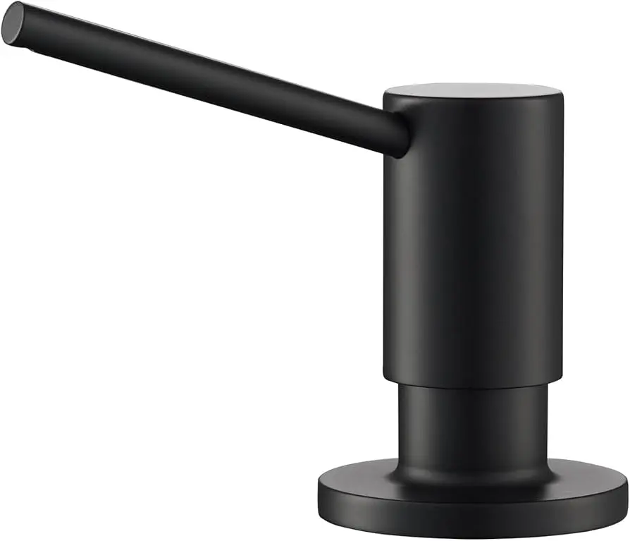 KRAUS Kitchen Soap and Lotion Dispenser in Matte Black