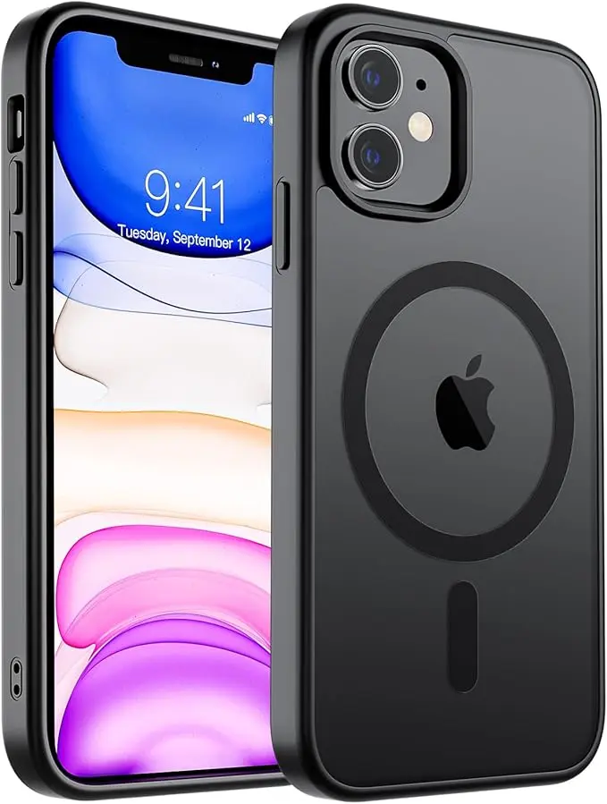 SUPFINE Magnetic for iPhone 11 Phone Case, Black