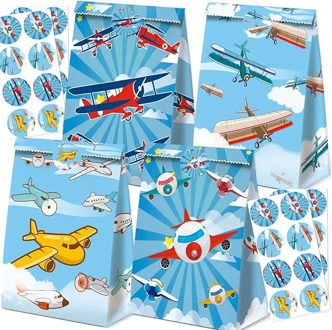24 Pcs Plane Party Bags