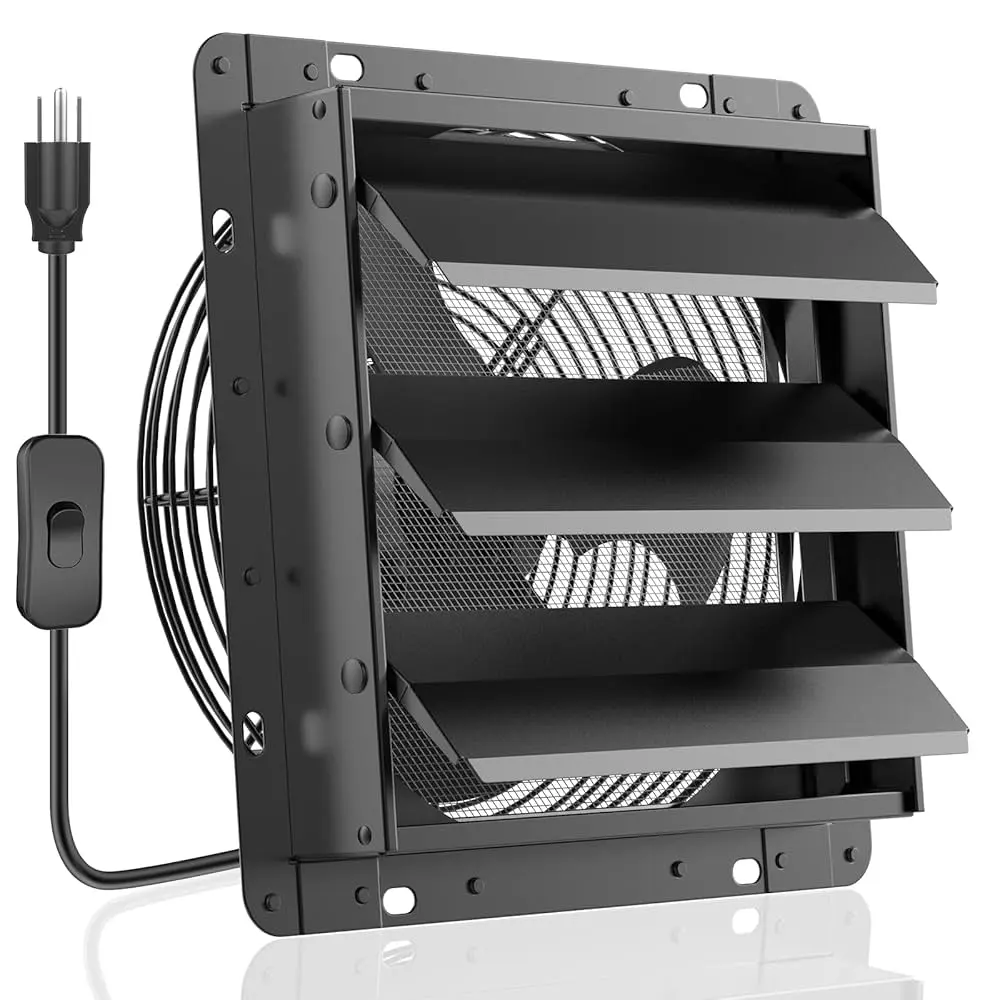 12" Louvered Exhaust Fan