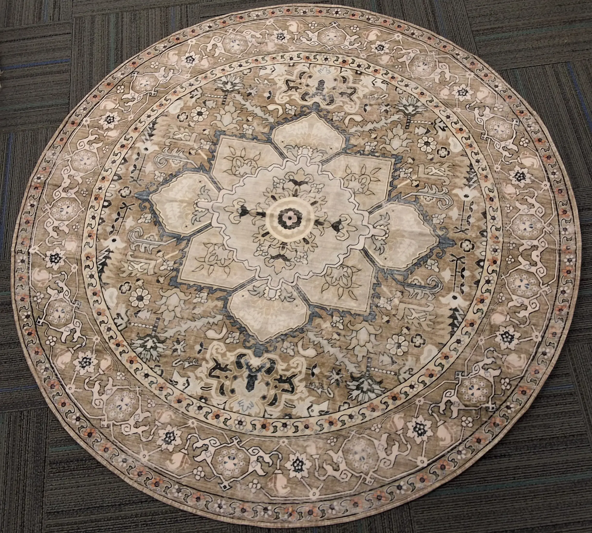 PURRUGS 6x6ft Circle Rug