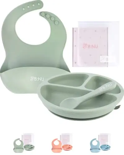 Baby Feeding Set (Sage Green) - B:NU