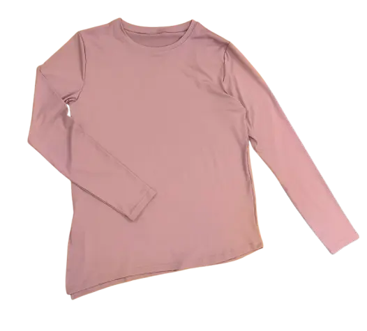 Women's Size L Asymmetrical Long Sleeve Top  - Uabruv