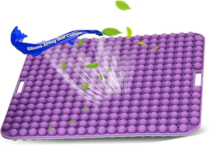 HKDiRedy Purple Silicone Seat Cushion