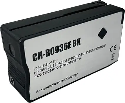 Remanufactured Ink Cartridge 4 Pack for HP 936e Ink Cartridge for OfficeJet Pro 9110b 9117b 9120b 9120e 9122e 9125e 9128e 9130b 9132e 9135e 9720e 9730e