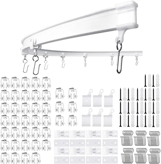 Flexible Ceiling Curtain Track | 5 Meters Curved