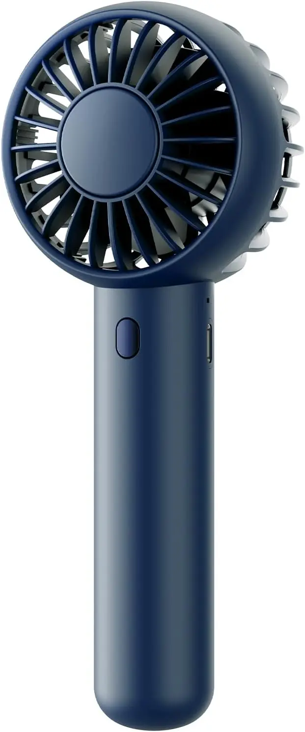 Gaiatop Mini Portable Fan, Navy Blue, Cute Design, Powerful Wind