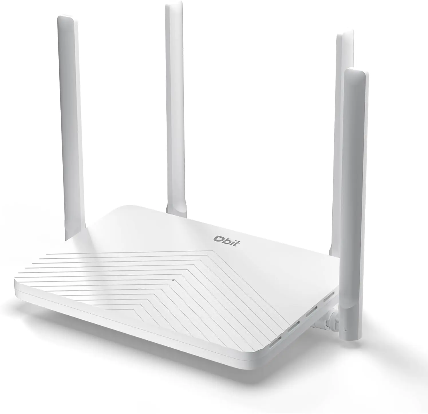 DBIT AC1200 Gigabit WiFi Router 2.4GHz +5GHz Dual Band MU-MIMO Wireless Internet Router, 4 x 10/100/1000Mbps Ethernet Ports, 4 x 5dBi Antennas, Support Bridge, Repeater Mode, EasyMesh