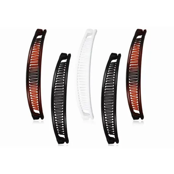 Bexikou Clincher Combs Adult Child Banana Clips, (5 Pieces)