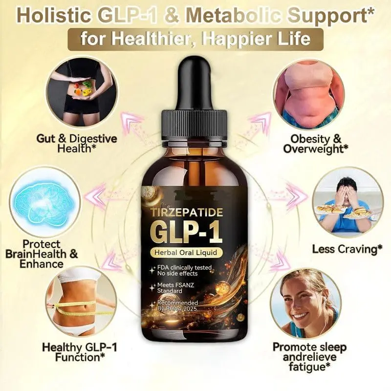 BuildLeaf GLP-1 Moringa Health Boost Drops,Glp 1 Moringa Drops,Supplement for Women & Men (2PCS)