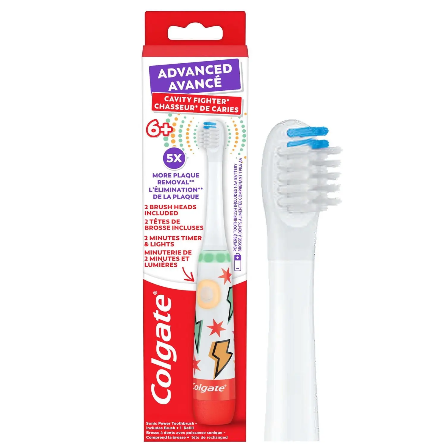 Colgate Advanced Cavity Fighter Kids Battery Toothbrush