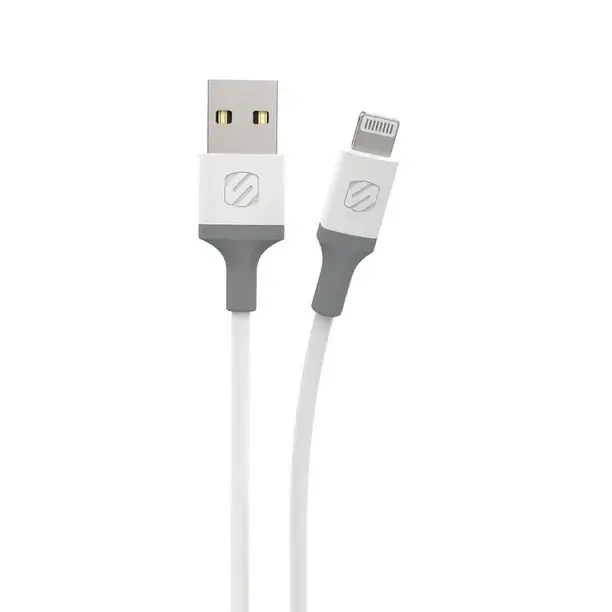 Scosche Strikeline USB-A to Lightning Charge & Sync Cable 4-ft. White