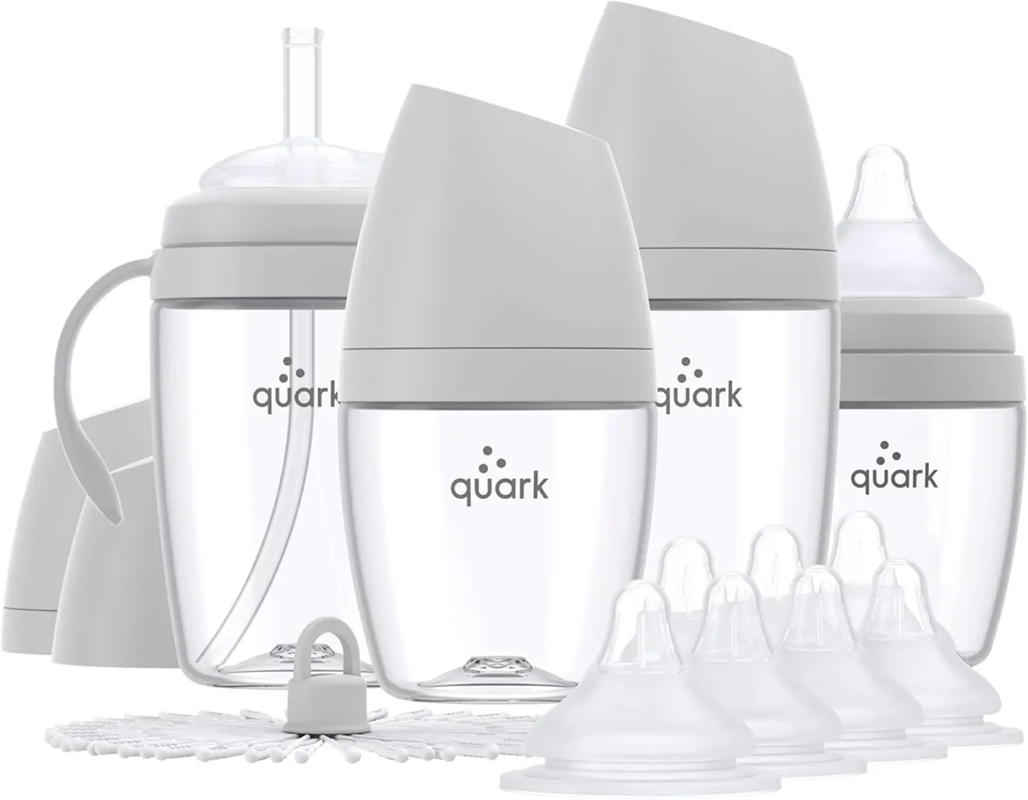 BuubiBottle Hybrid Bottle Feeding Bundle by Quark - 4 Bottles