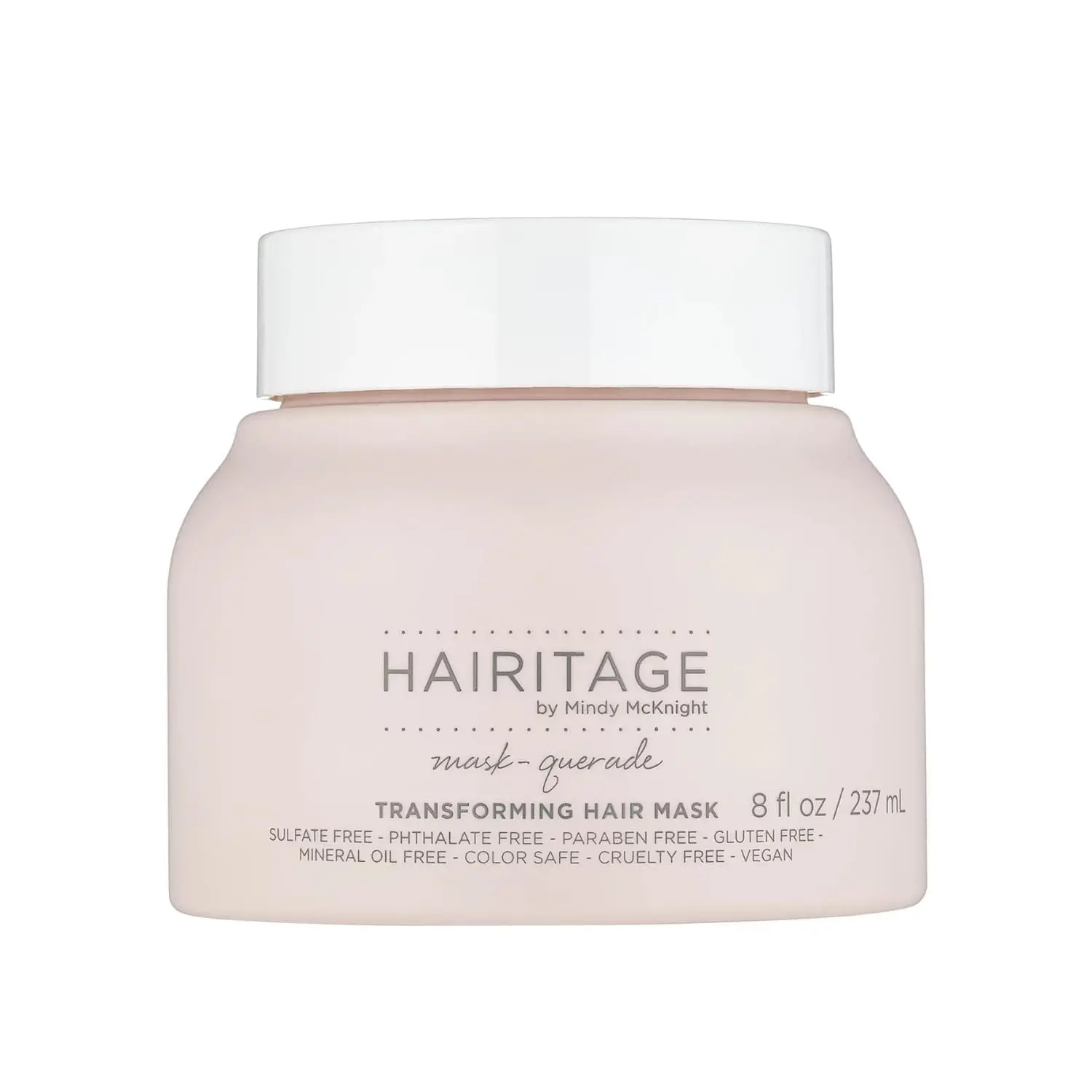 Hairitage Moisturizing Argan Oil Hair Mask with Shea Butter Aloe & Soy Protein for Damaged Hair - Shine Enhancing Texturizing & Anti Frizz - Color Safe 8 oz.