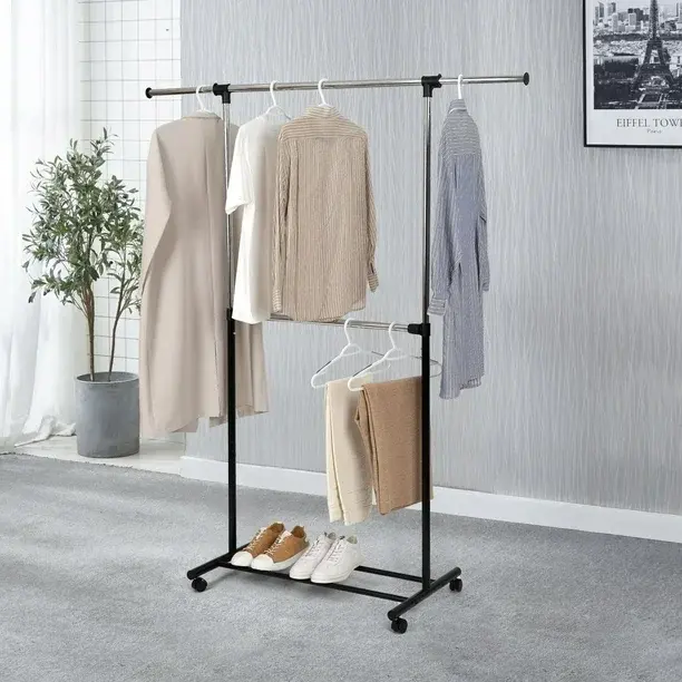 Mainstays 2 Tier Adjustable Garment Rack